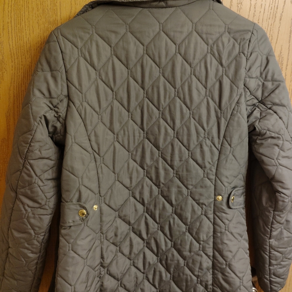 Olive Quilted Jacket - Picture 5 of 5